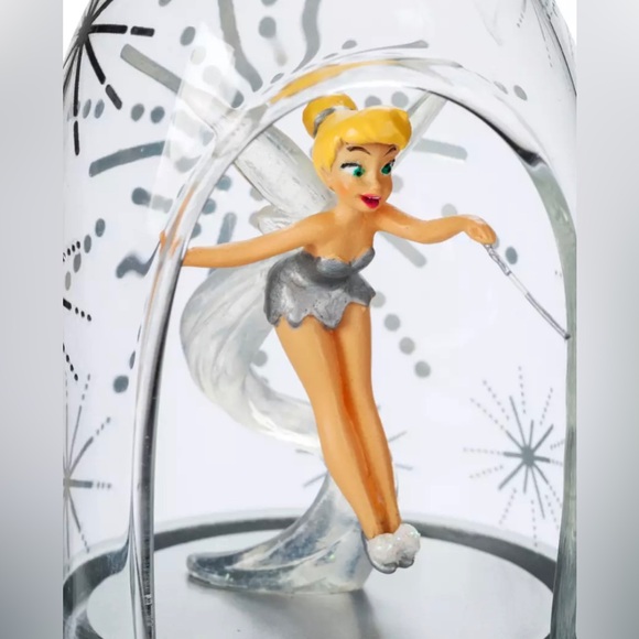 BNWT Disney Tinker Bell Disney100 Glass Dome Sketchbook Christmas Ornament - Picture 4 of 9